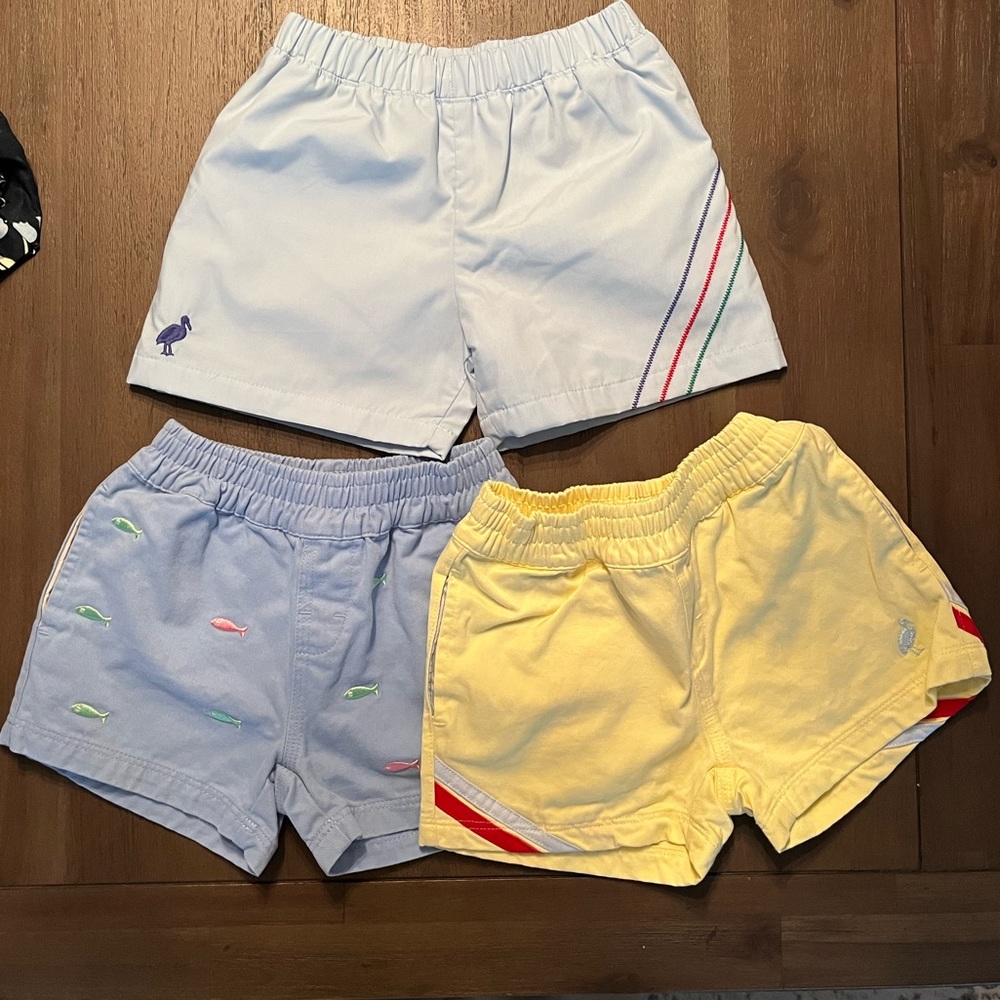 Lot of 3 - 3T Beaufort Bonnet Company Shorts EUC